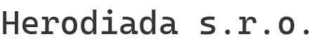 Herodiada s.r.o. Logo